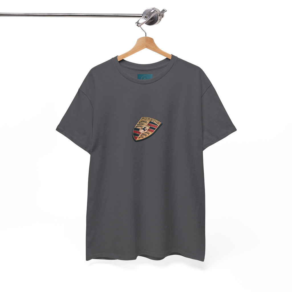 Porsche Logo Unisex Heavy Cotton T-Shirt – Classic Comfortable Graphic T-Shirt