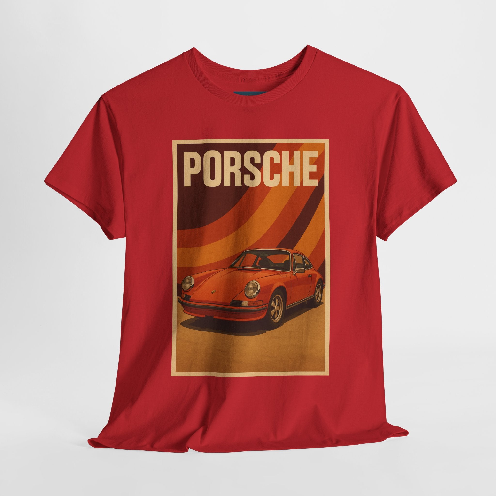 1970s style Porsche 911 T‑Shirt – Unisex Cotton Tee for Car Enthusiasts