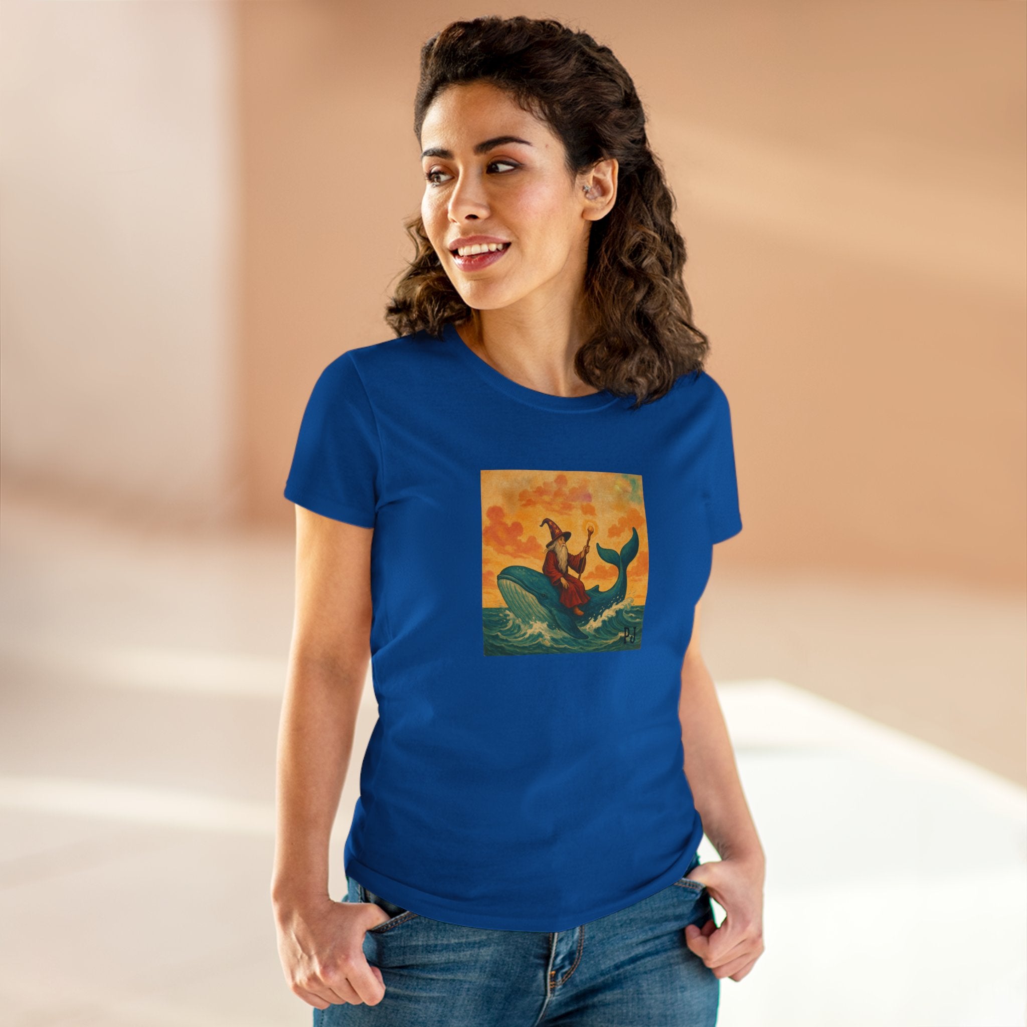 Wizard on a Whale Graphic Tee – maybe the PJ Yellow Ledbetter Fan Club T-Shirt