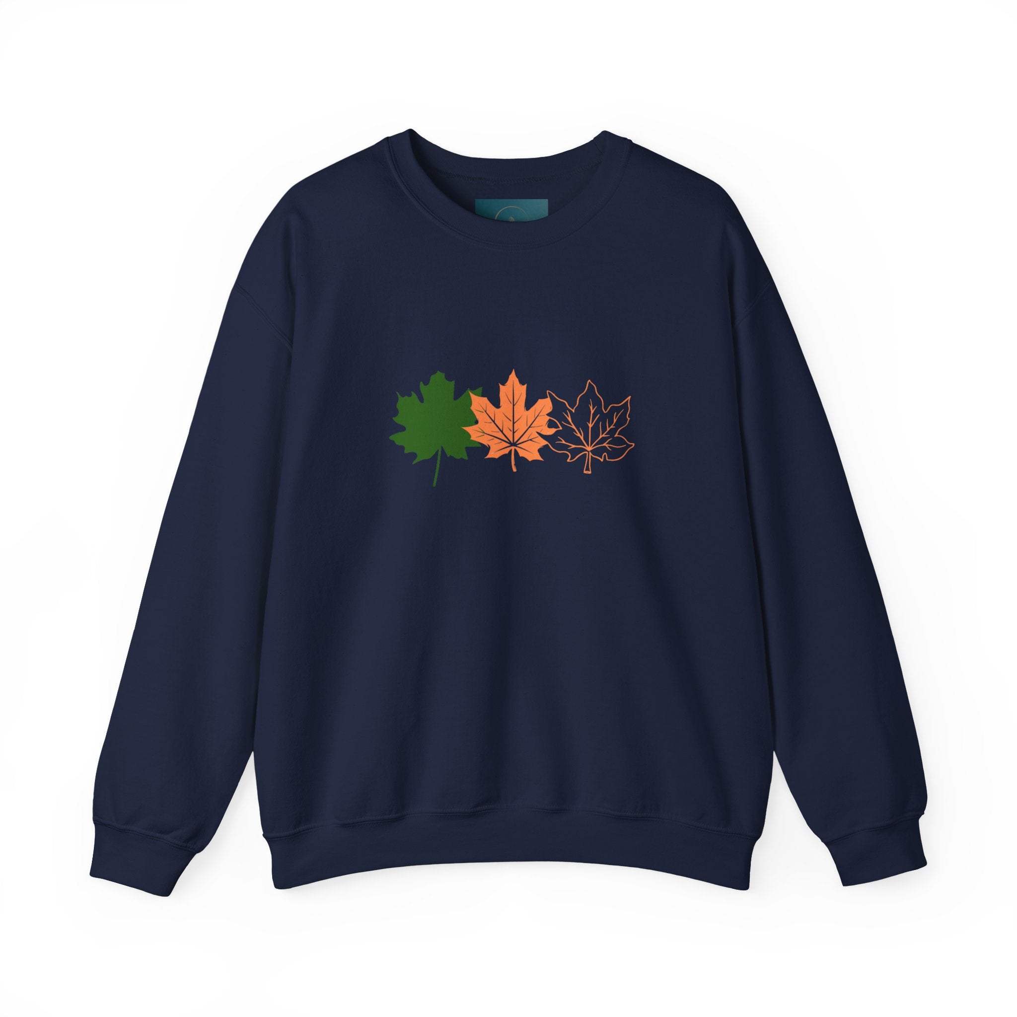 Autumn Leaves Crewneck Sweatshirt – Cozy Fall Sweatshirt for Men & Women | Perfect Gift for Nature Lovers