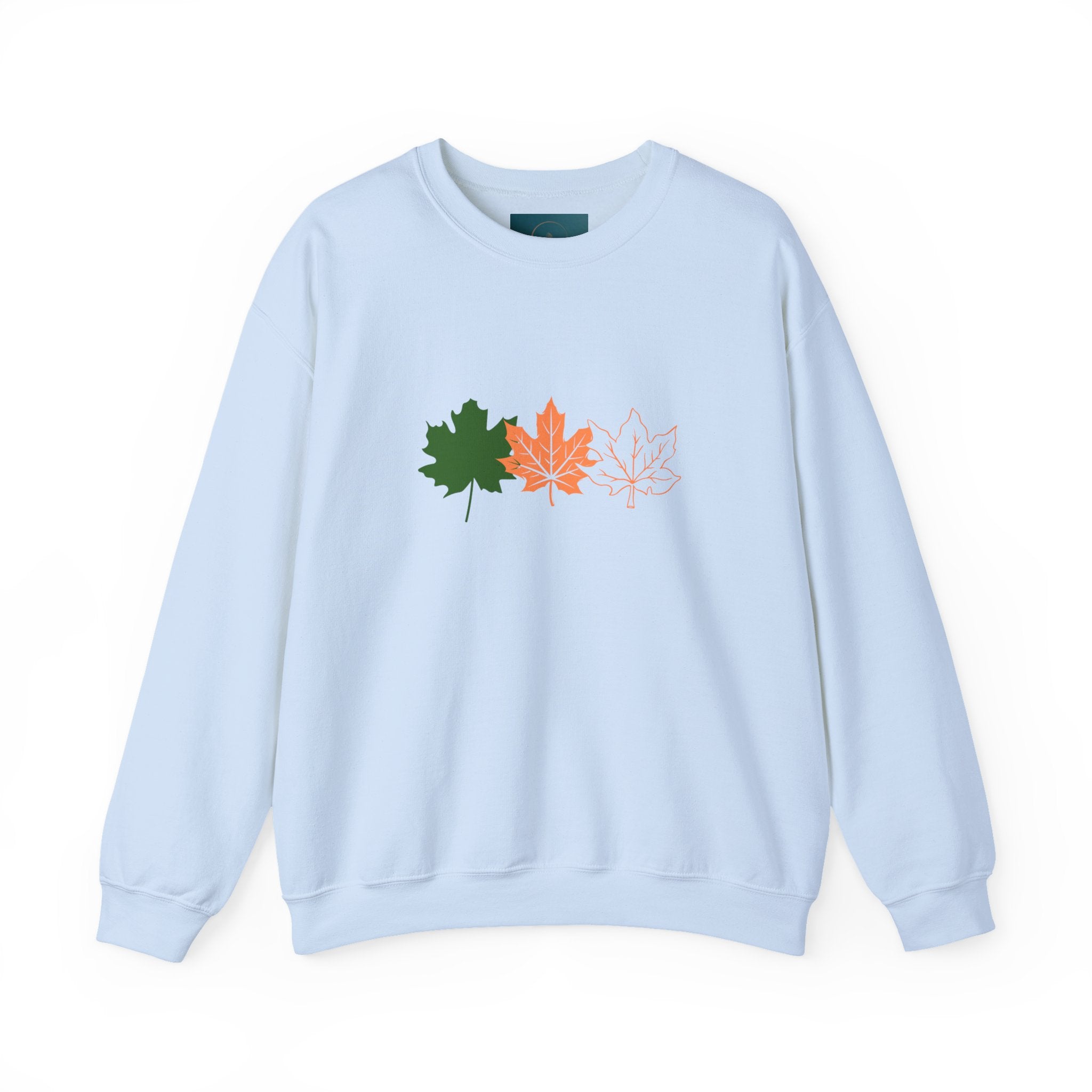 Autumn Leaves Crewneck Sweatshirt – Cozy Fall Sweatshirt for Men & Women | Perfect Gift for Nature Lovers