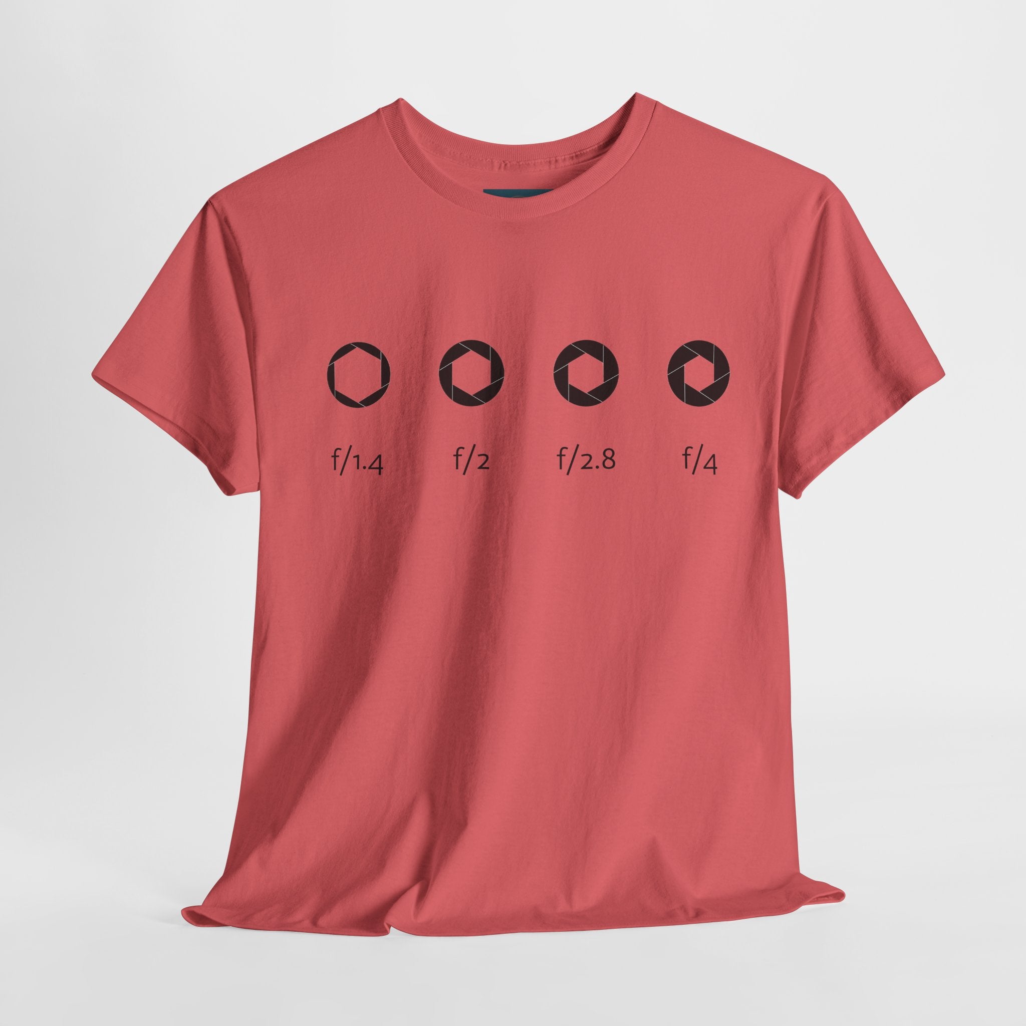 Camera Aperture Graphic Tee – Unisex Heavy Cotton Photography Shirt
