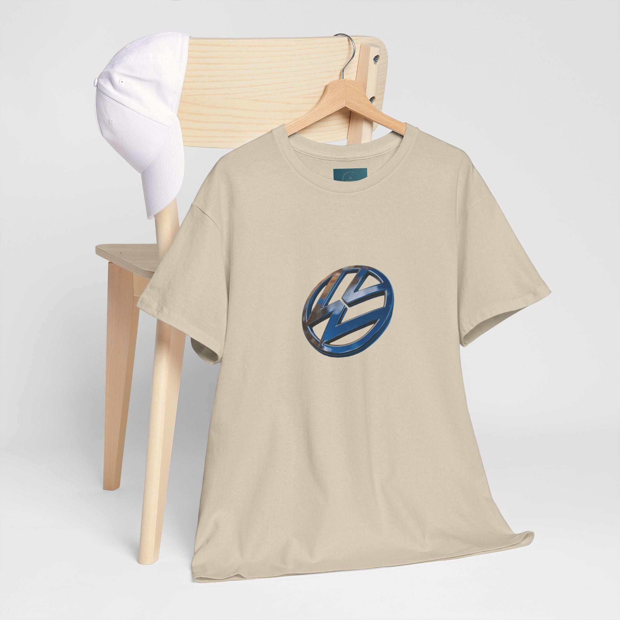 VW Logo Unisex Cotton T-Shirt – Cool Graphic Tee, Casual Gift
