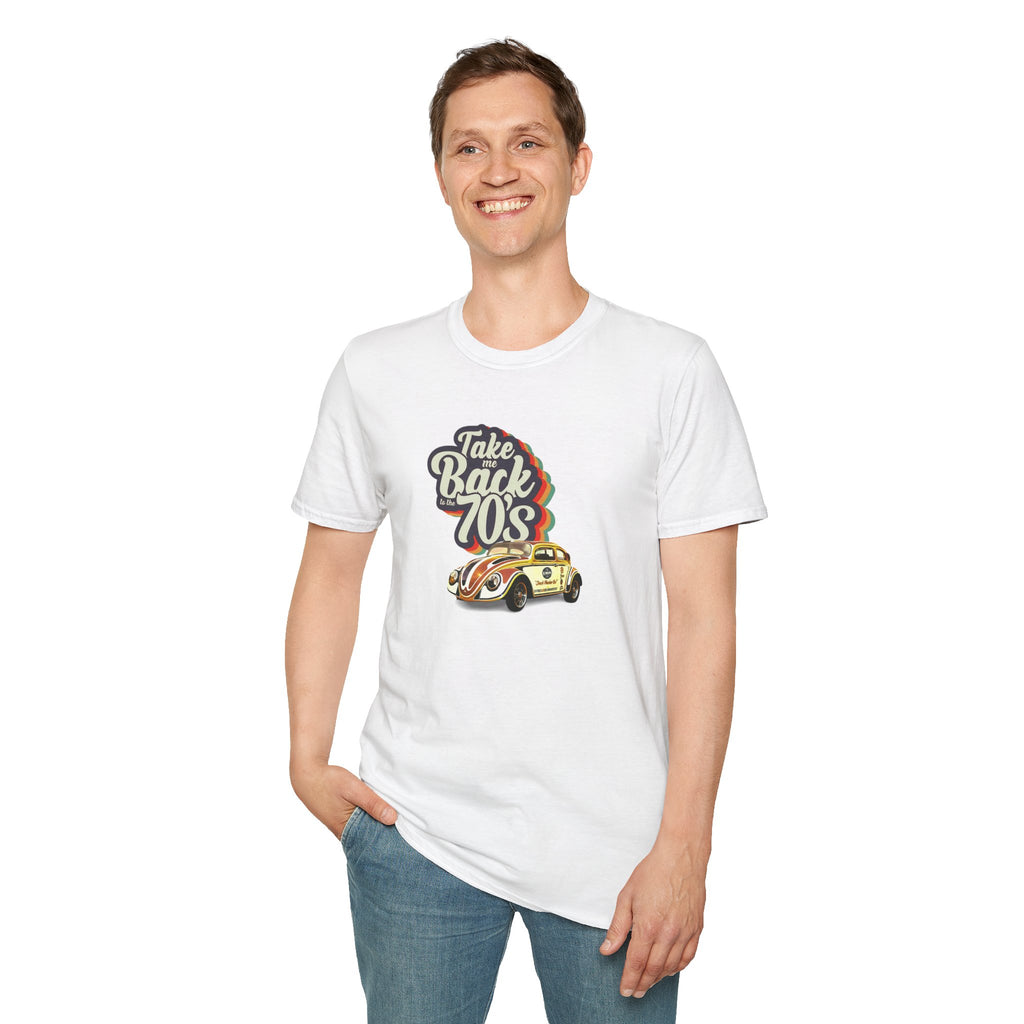 Retro 70s Beetle T-Shirt | Unisex Inch Pincher VW Tee