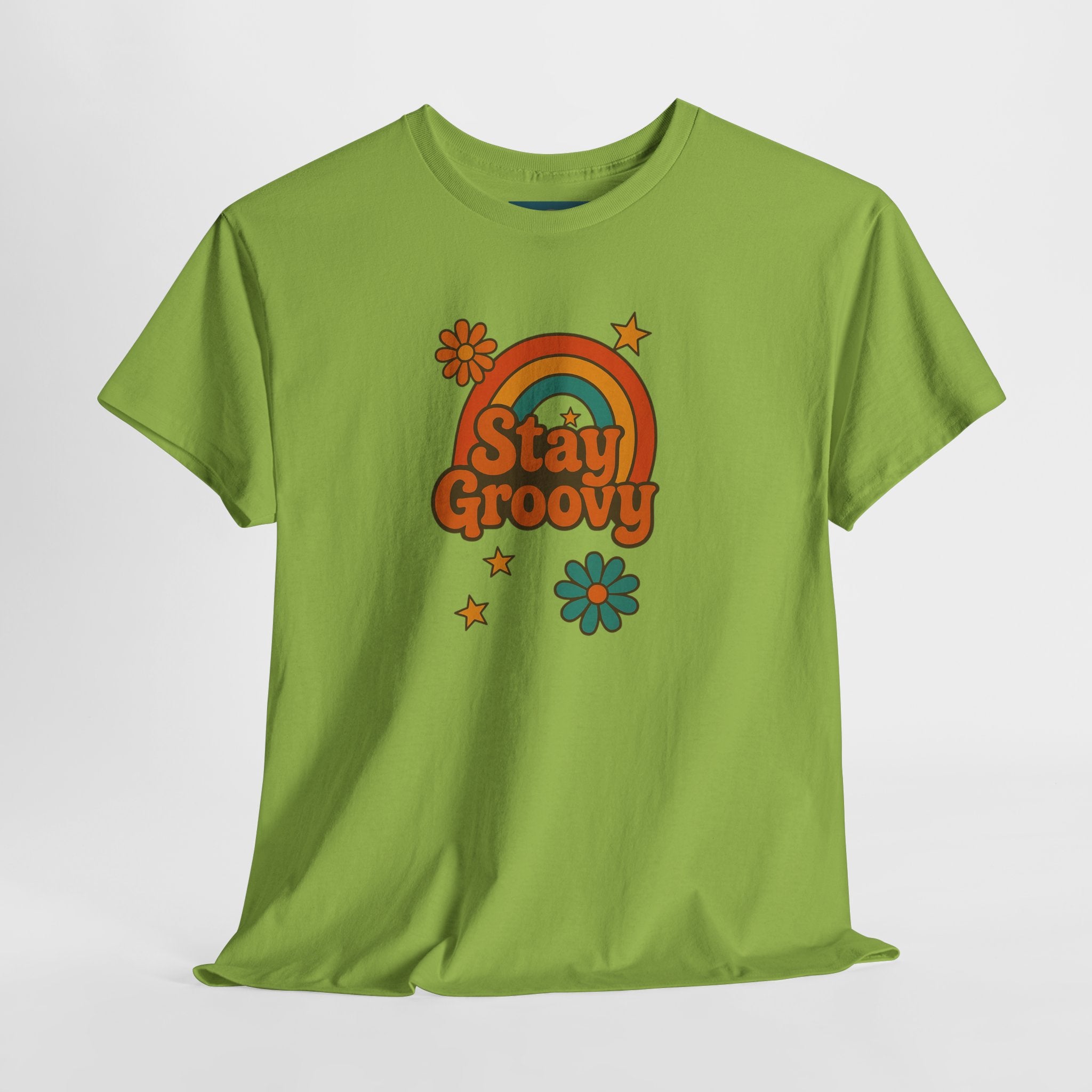 Stay Groovy 1970s Retro Tee – Vintage Graphic Shirt