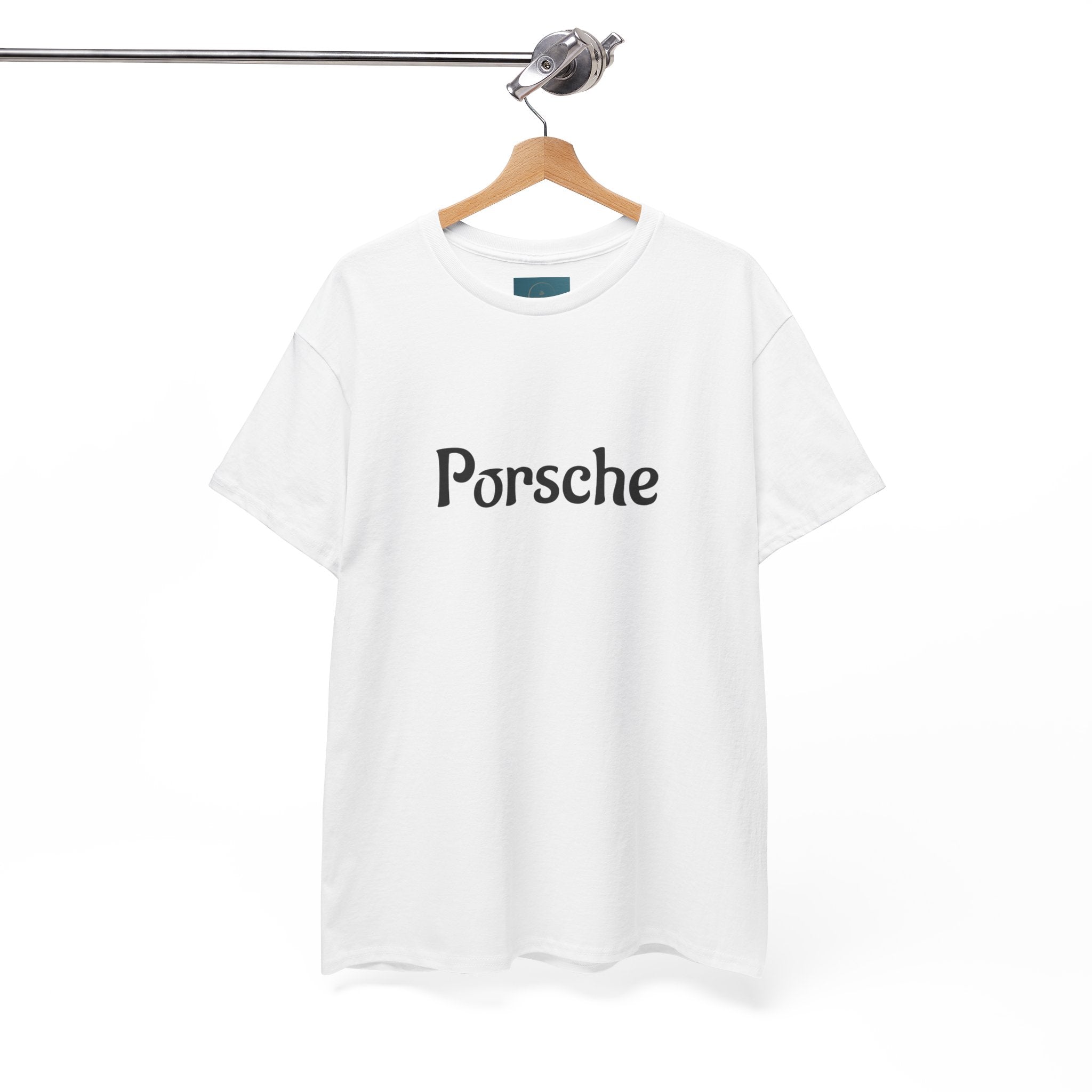 Unisex Porsche Script Tee – Casual Shirt for Car Enthusiasts