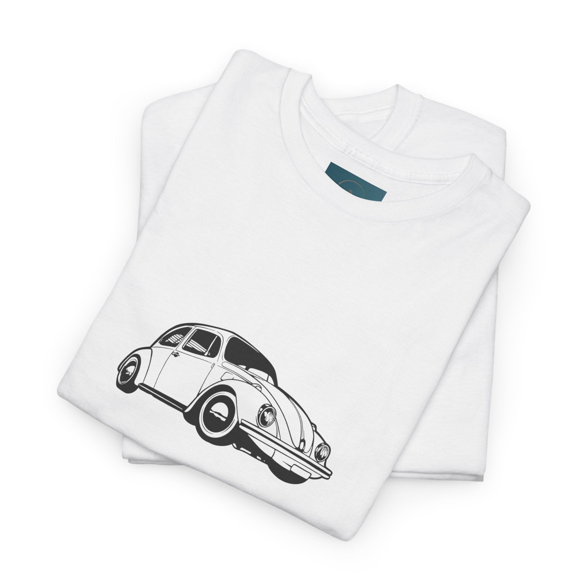 Vintage VW Beetle T-shirt | Retro Car Graphic Tee – Classic Minimalist Design, Perfect for Car fans & Casual Style
