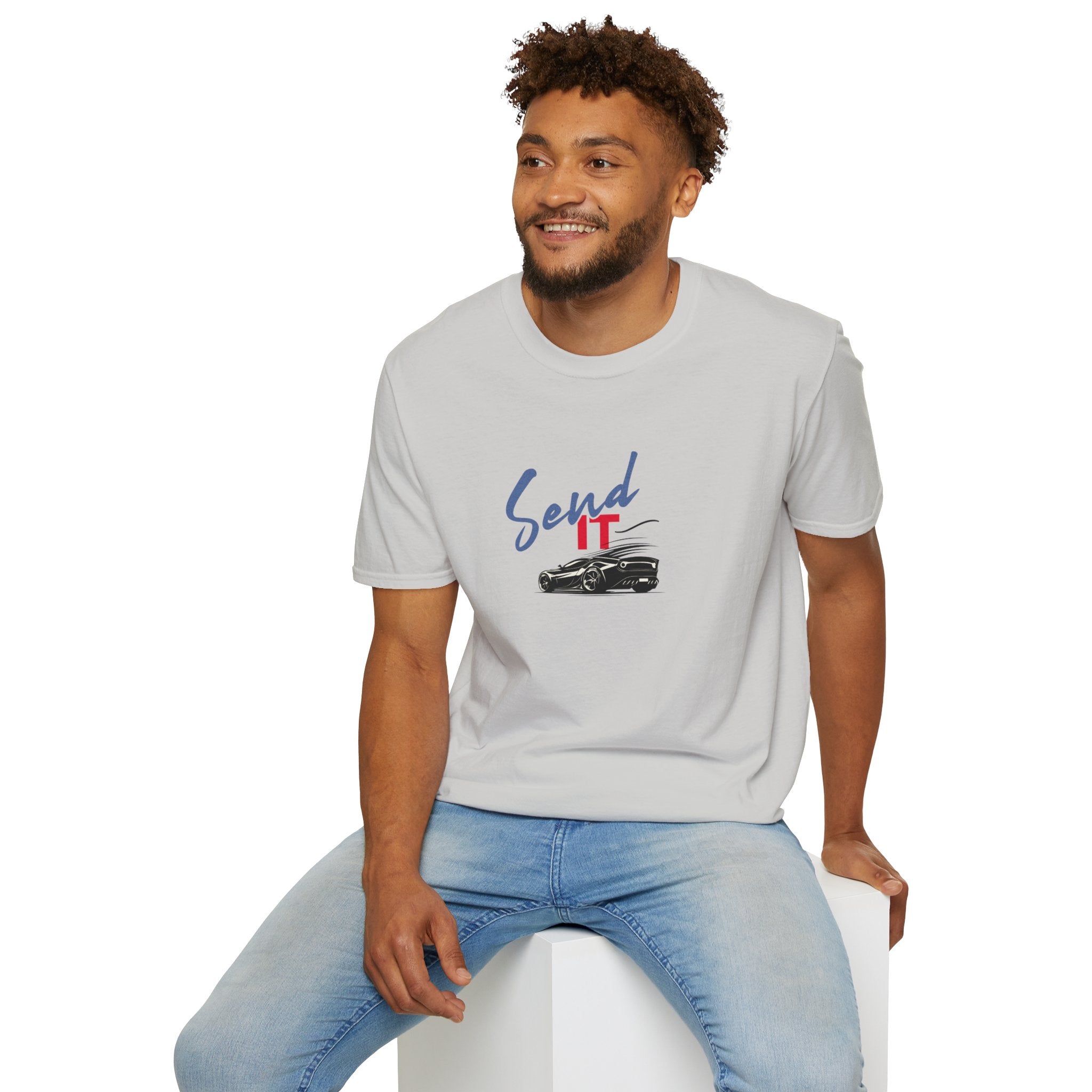 "Send It" Graphic sports car Tee – Car Culture Graphic Shirt, Unisex Fit