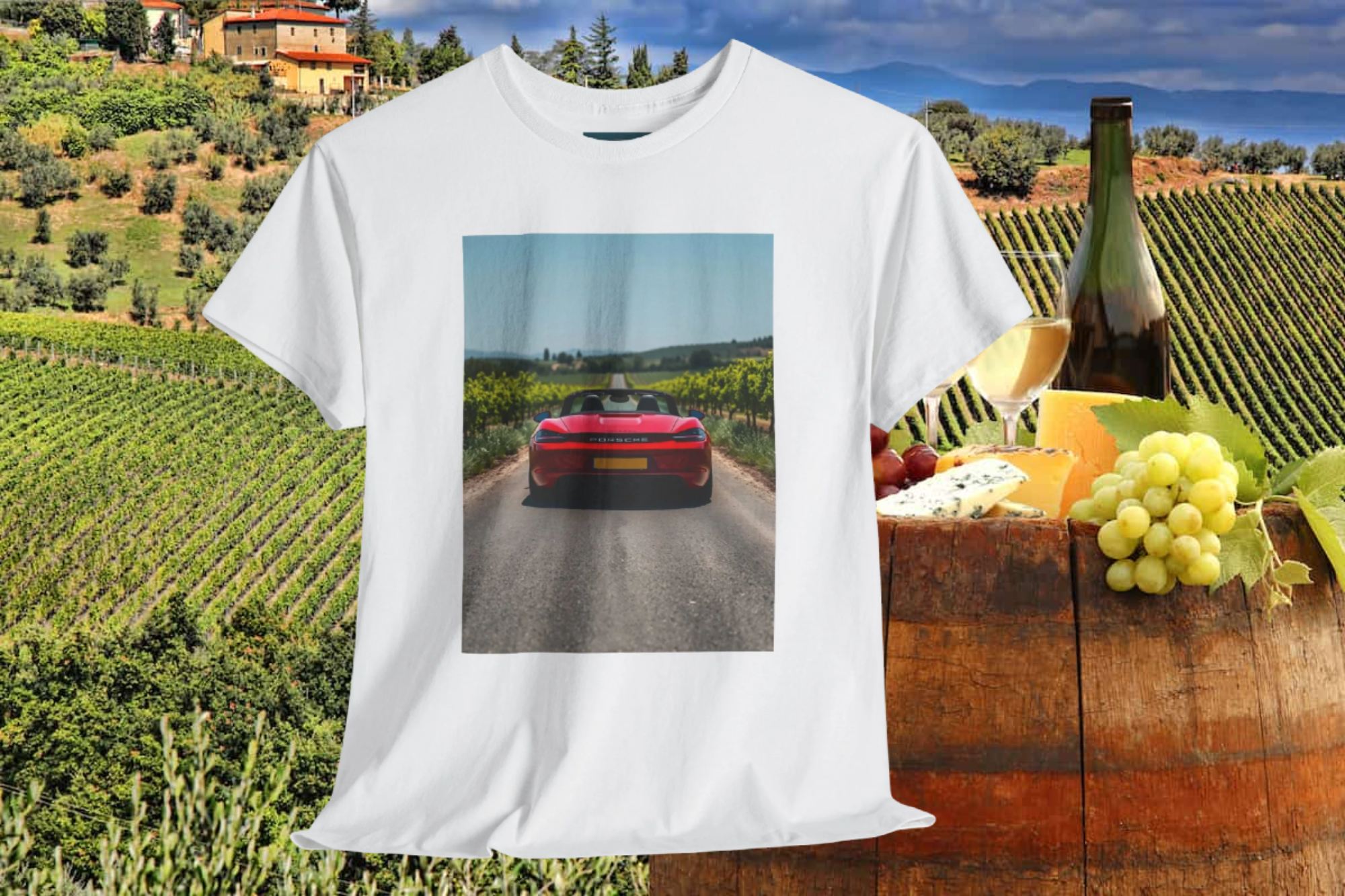 Porsche Boxster Graphic T-Shirt – Unisex Cotton Tee