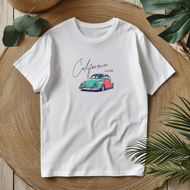 California Look VW Car Tee – Unisex Softstyle T-Shirt, Vintage style T-shirt